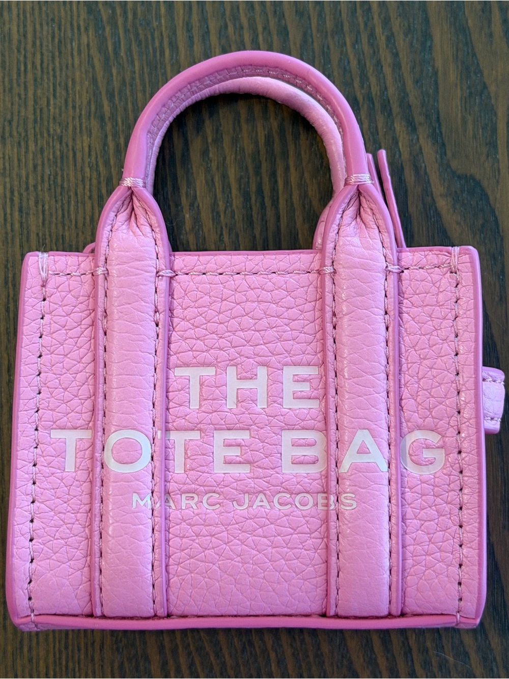 Marc Jacobs Pink Pebbled Leather Mini Tote